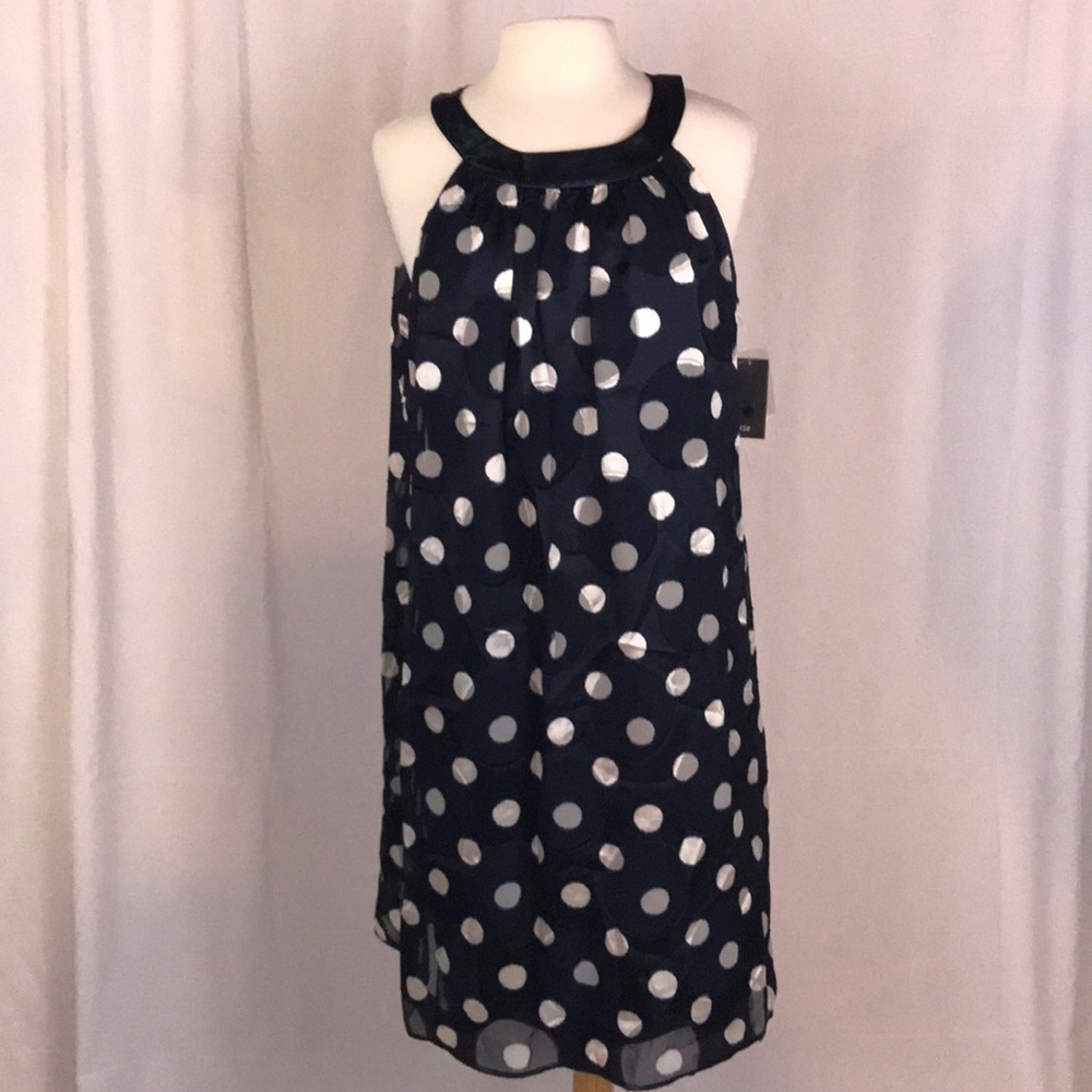 Neiman Marcus Muse Polka Dot Dress